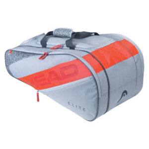 Tennistasche HEAD Elite Allcourt große Tennistasche - Platz für bis zu 8 Schläger GROR grey-orange